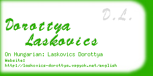 dorottya laskovics business card